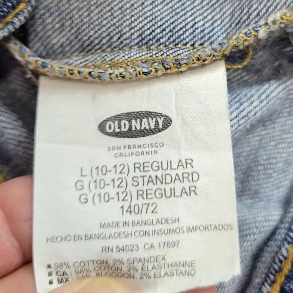 Old Navy denim jacket L10/12 youth